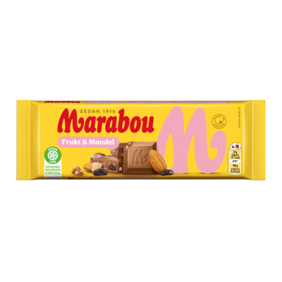 Marabou Frukt & Mandel 100g