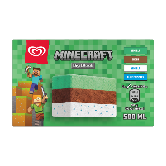 Minecraft Big Block 0,5L