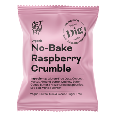 Dig No-Bake Raspberry Crumble EKO